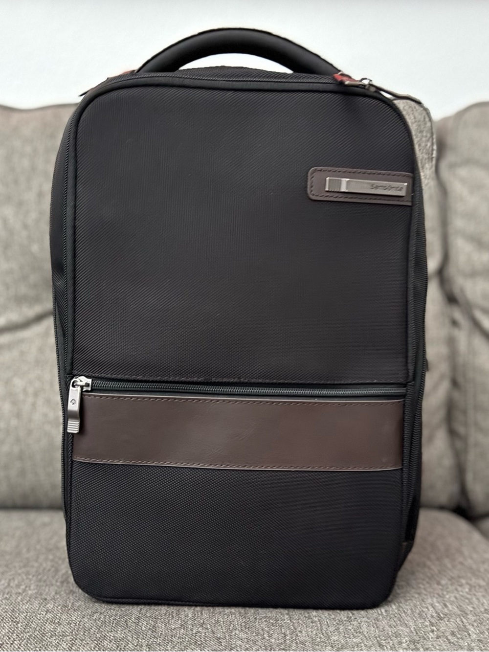 Samsonite Black and Brown Men's Travel Backpack